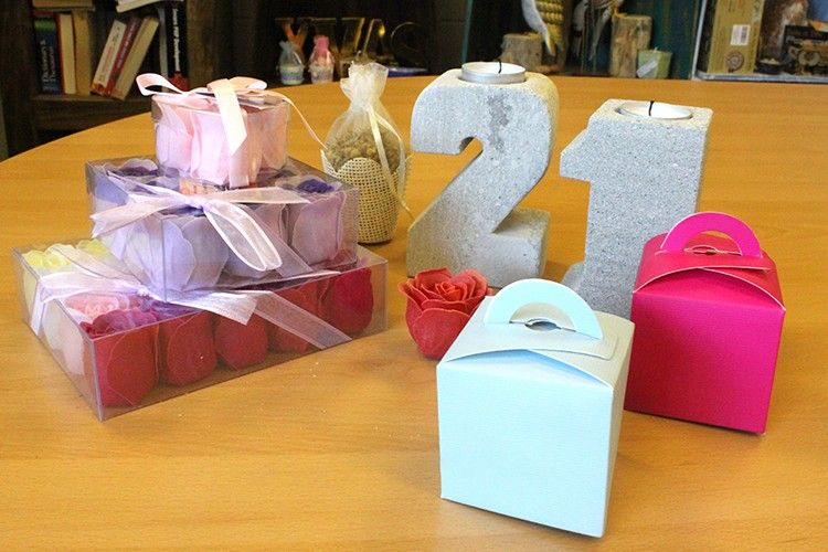 Number 4 Granite Candle Holder – view 4