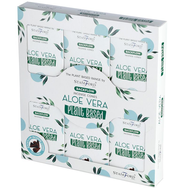 Stamford Backflow Incense Cones - Aloe Vera, 12 Pack – view 4