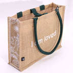 Hop Hare Jute Bag - I am Loved – view 5