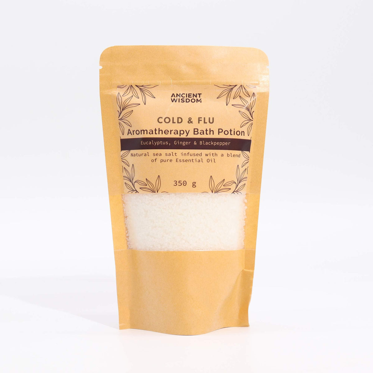 Eucalyptus, Ginger & Black Pepper Bath Salts, 350g – view 2