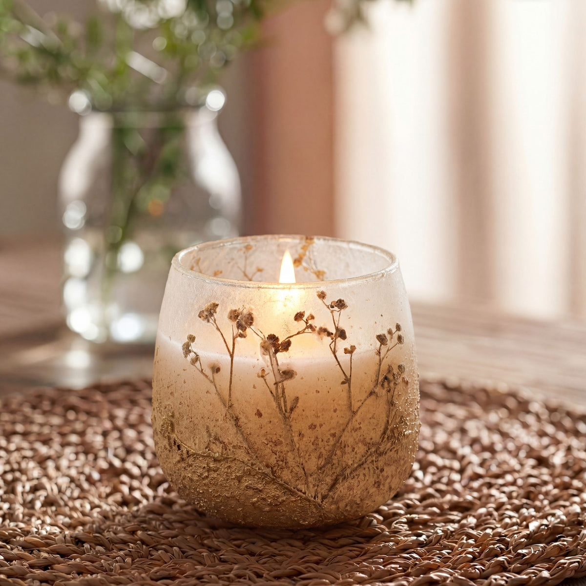 Medium Glass Jar Candle - Wildlight Woods