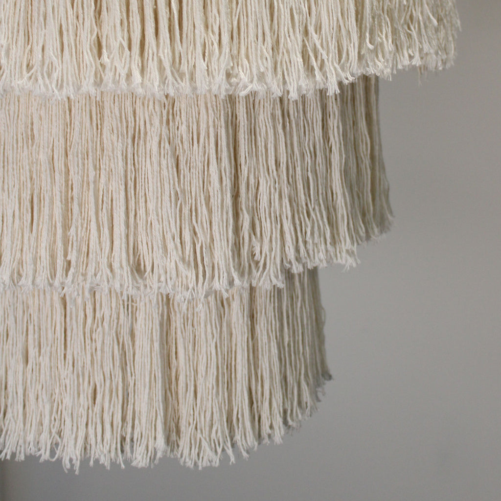 Macrame Soft Chandelier - Natural – view 2
