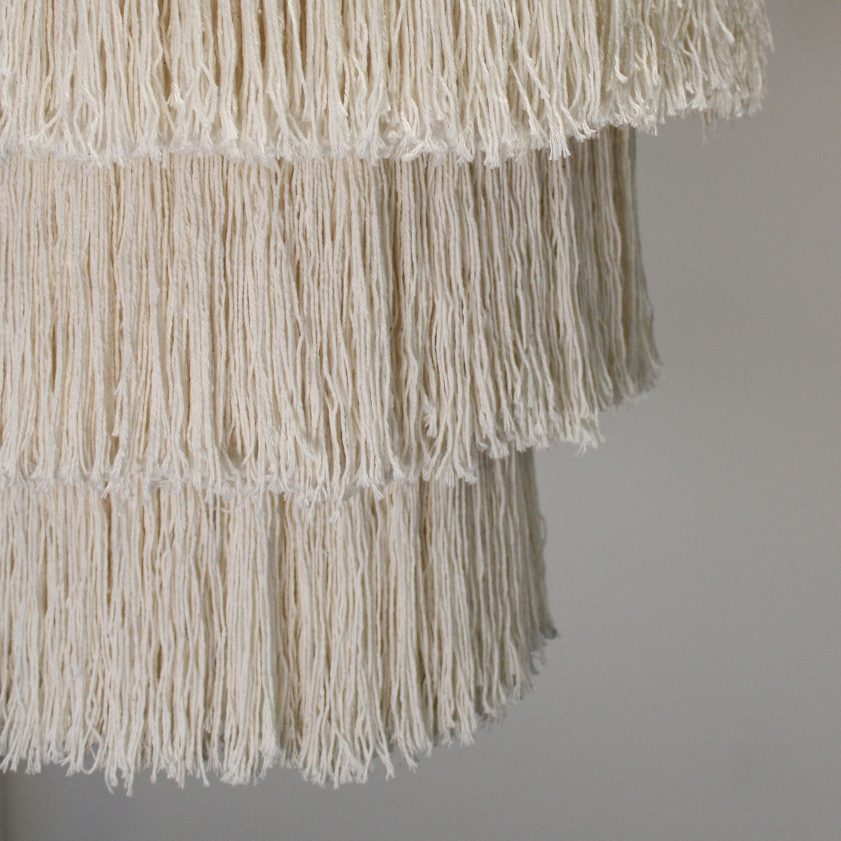 Macrame Soft Chandelier - Natural – view 2