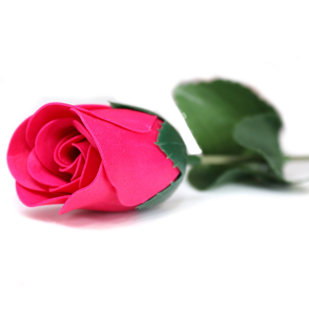 Small Red Rose Soap Flower – view 2