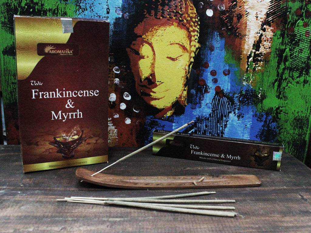 Aromatika Frankincense and Myrrh Vedic Incense Sticks – view 2