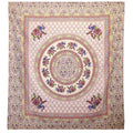 Elephant Mandala Wall Hanging - Purple/Blue on Cream