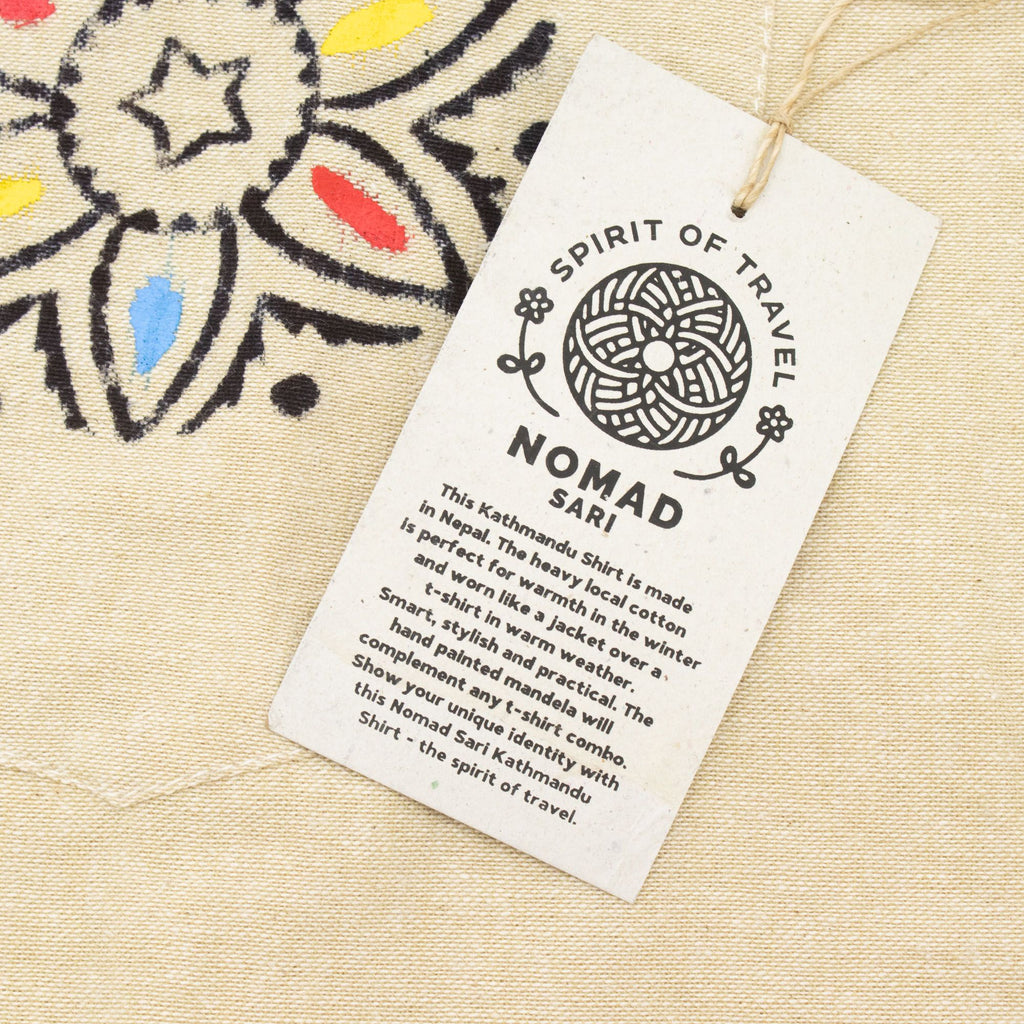 Nomad Sari Kathmandu Shirt - Stone - Medium – view 4