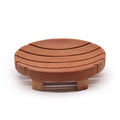 Mahogany-Style Soap Dish - Round