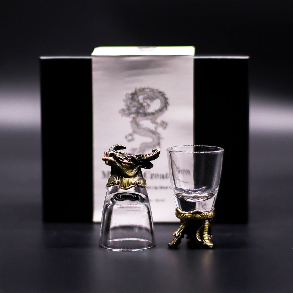 Set of 6 Wild Forest Creatures Shot Glasses - 50ml – view 6