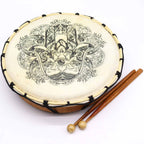 Hamsa Shamanic Drum with Two Sticks - 30cm – view 5