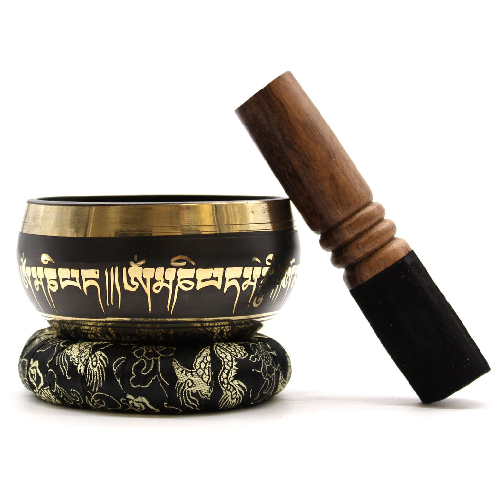Lotus Flower Singing Bowl Gift Set 9cm – view 4