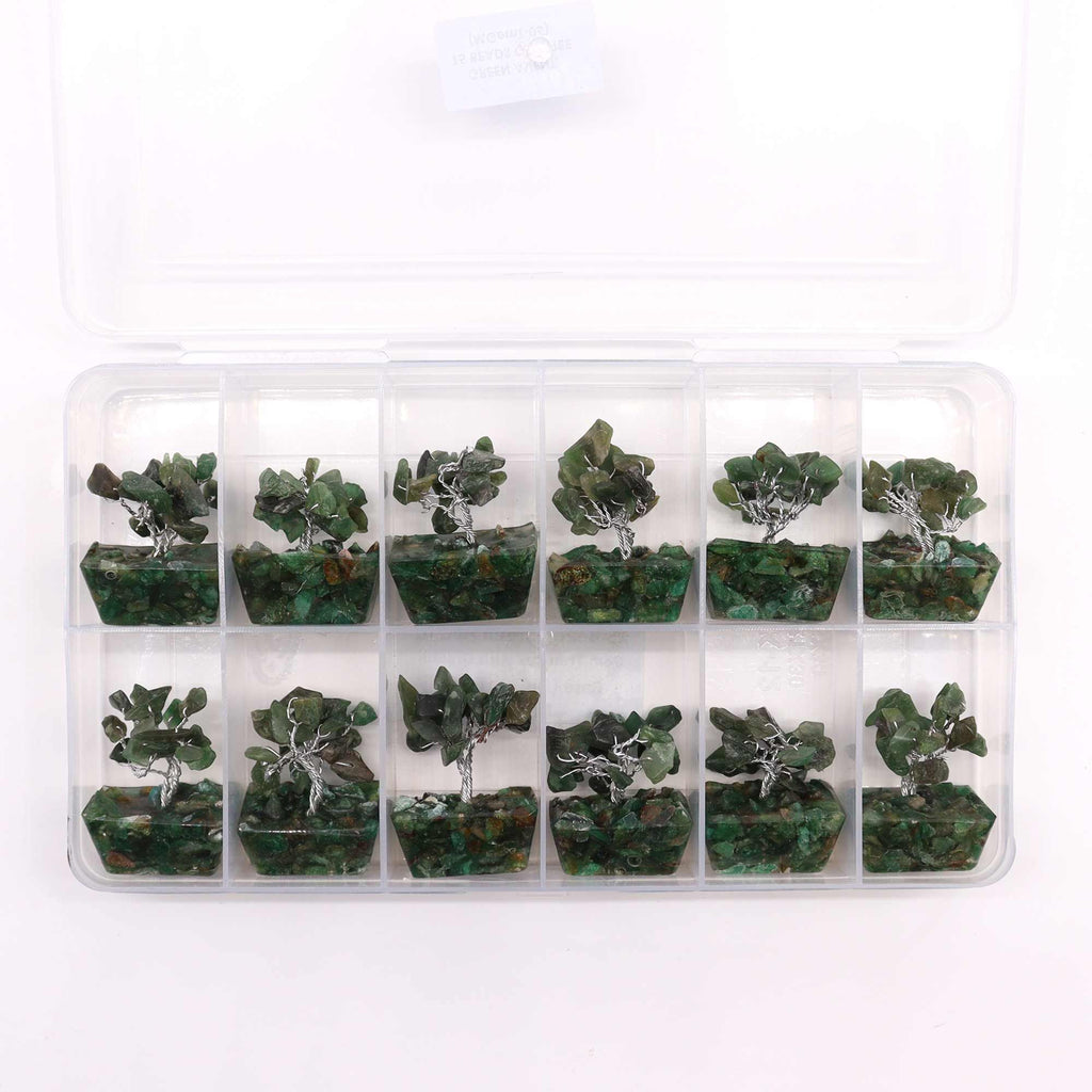 Mini Gemstone Tree on Orgonite Base, Green Aventurine – view 5