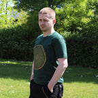 Nomad Sari Stonewashed Cotton T-Shirt – Mandala – Green – Small – view 2