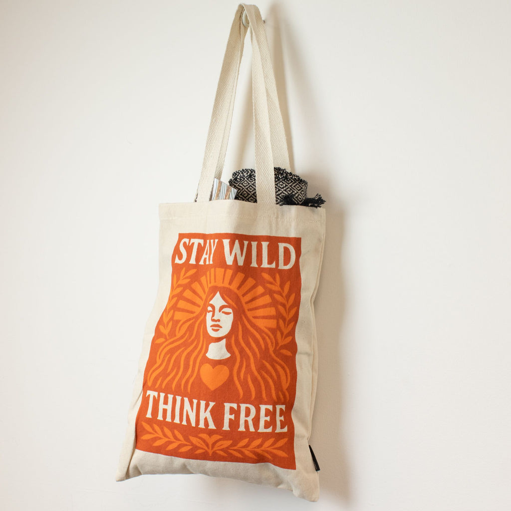 Nomad Sari Toni Tote Bag - Stay Wild - Natural – view 5