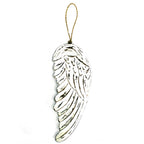 Hand Carved Angel Wing Wall Decor, 30 cm – view 2