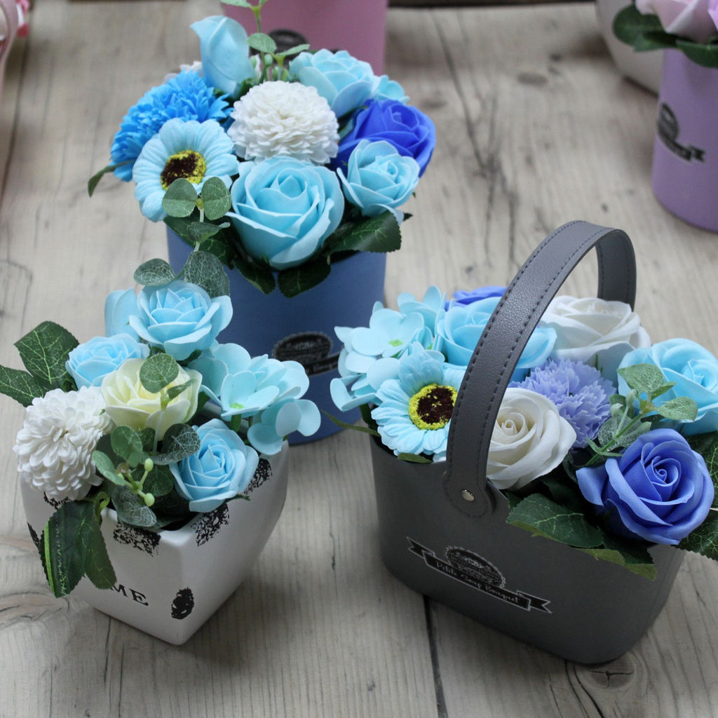 Bouquet Petite Basket - Soothing Blues – view 2