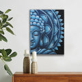 Blue Half Buddha Mandala - 60 x 80cm
