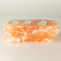 Himalayan Salt Candle Holder - Three Tealights