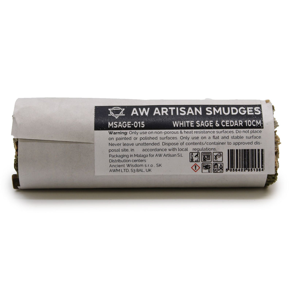 White Sage & Cedar Smudge Stick 10 cm – view 2