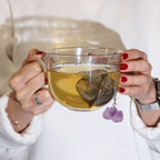 Green Aventurine Crystal Tea Strainer – view 7
