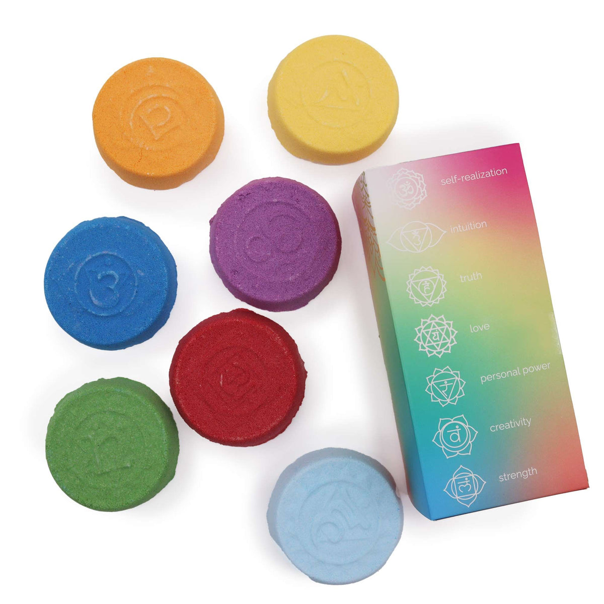 Chakra Bath Fizzers Large Gift Box - Harmony & Glow – view 3