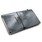 Leather Journal - Good Ideas and Other Dreams - Grey (80 pages) – view 2