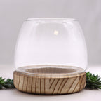 Small Terrarium, Natural Tung Wood, 13x13cm – view 2