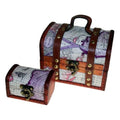 Colonial Box Set of 2, Atlas Design, Vintage