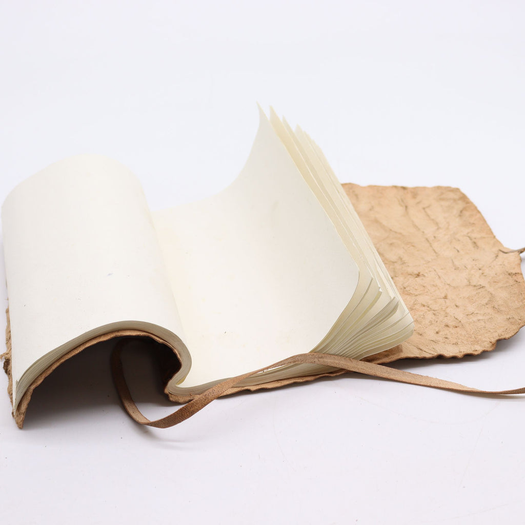 Rolled Leather Travel Notebook, Natural, 96 Pages, 21x15cm – view 2