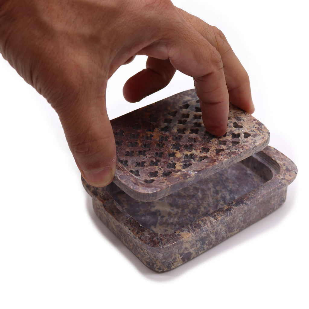 Soapstone Soap Dish & Drainer, Square – view 8