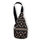 Desert Loom Geometric Jacquard Cross Body Bag 40x20cm