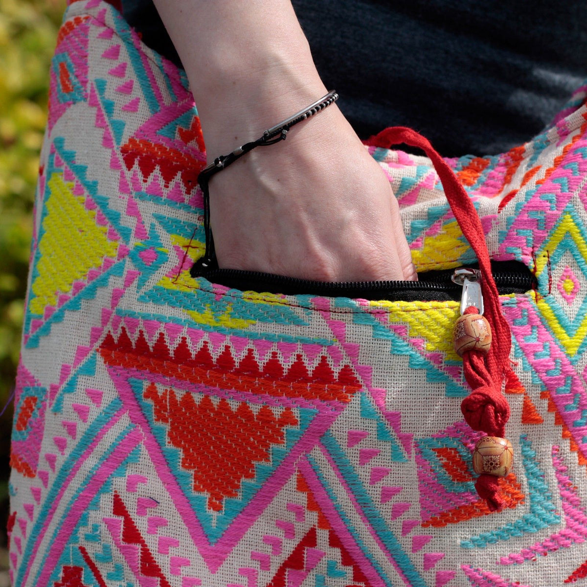 Kathmandu Big Bag in Sunrise Pink and Blue – view 8
