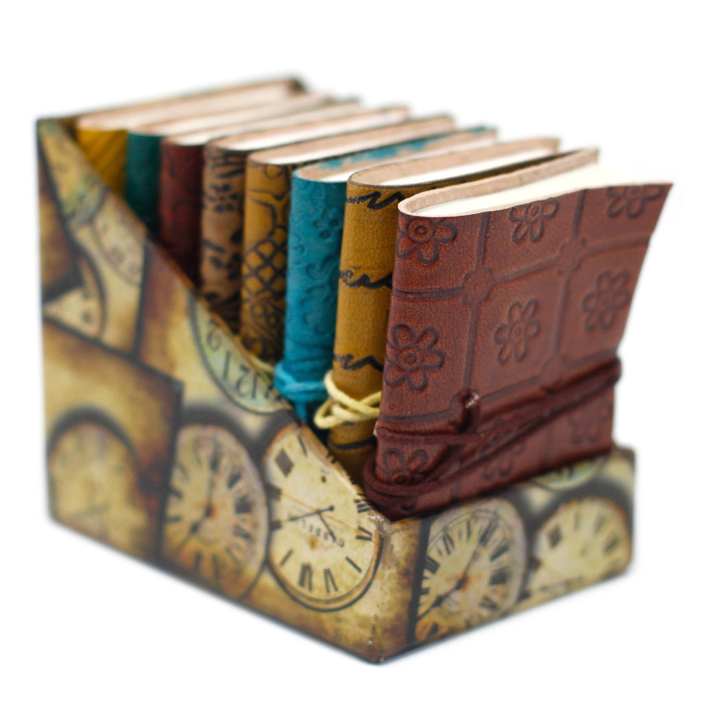 Mini Assorted Leather Notebook – 10x7.5 cm – view 2