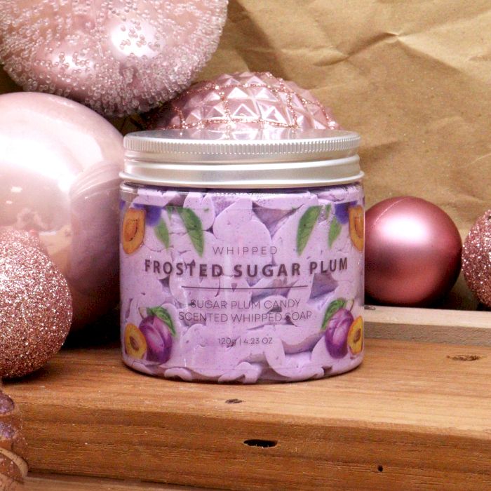 Frosted Sugar Plum Whipped Cream Soap 120g – view 3