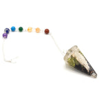 Orgonite Pendulum with Angel Wing Design