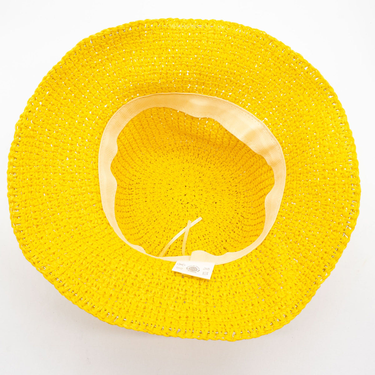Nomad Sari Floppy Straw Sun Hat - Yellow – view 5