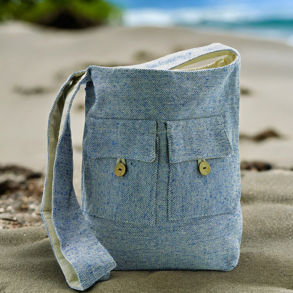 Natural Tones Two Pocket Bag Denim Medium – view 2