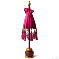 Bali Home Decor Parasol - Pink Cotton - 40 cm