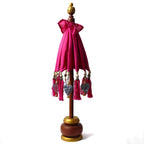 Bali Home Decor Parasol - Pink Cotton - 40 cm