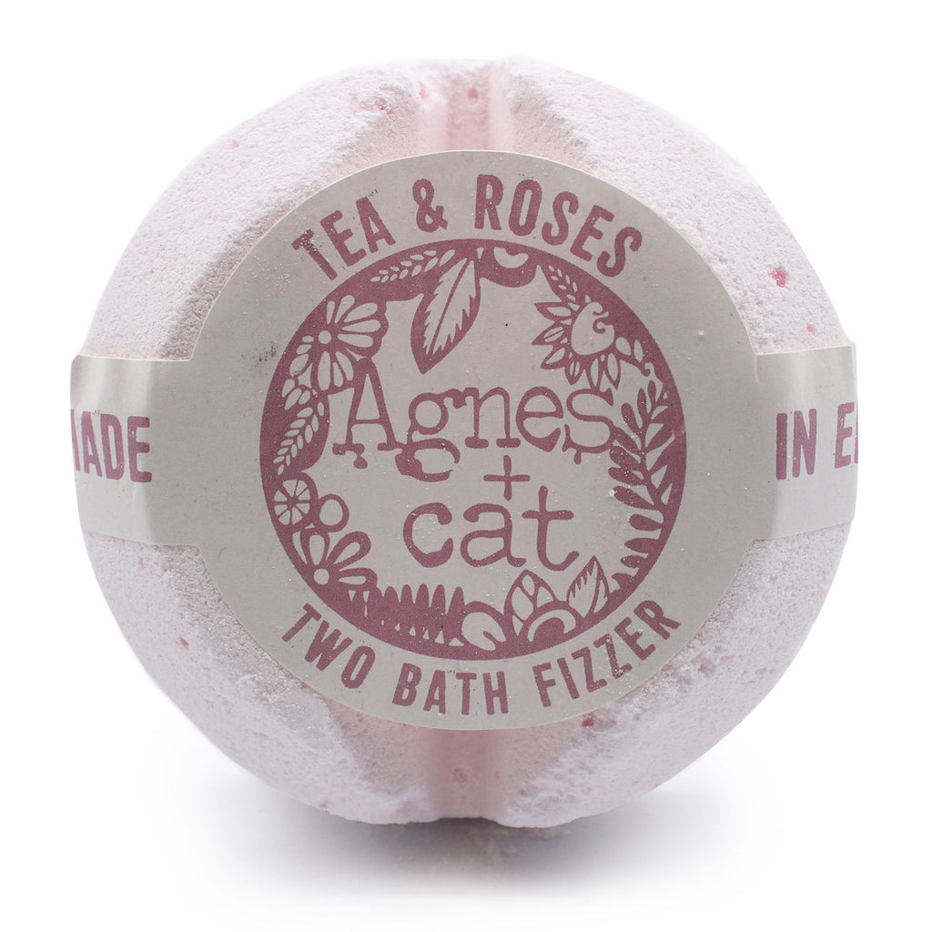 Agnes + Cat Bath Fizzer - Tea & Roses – view 2