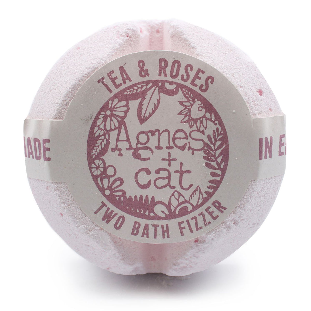 Agnes + Cat Bath Fizzer - Tea & Roses – view 2