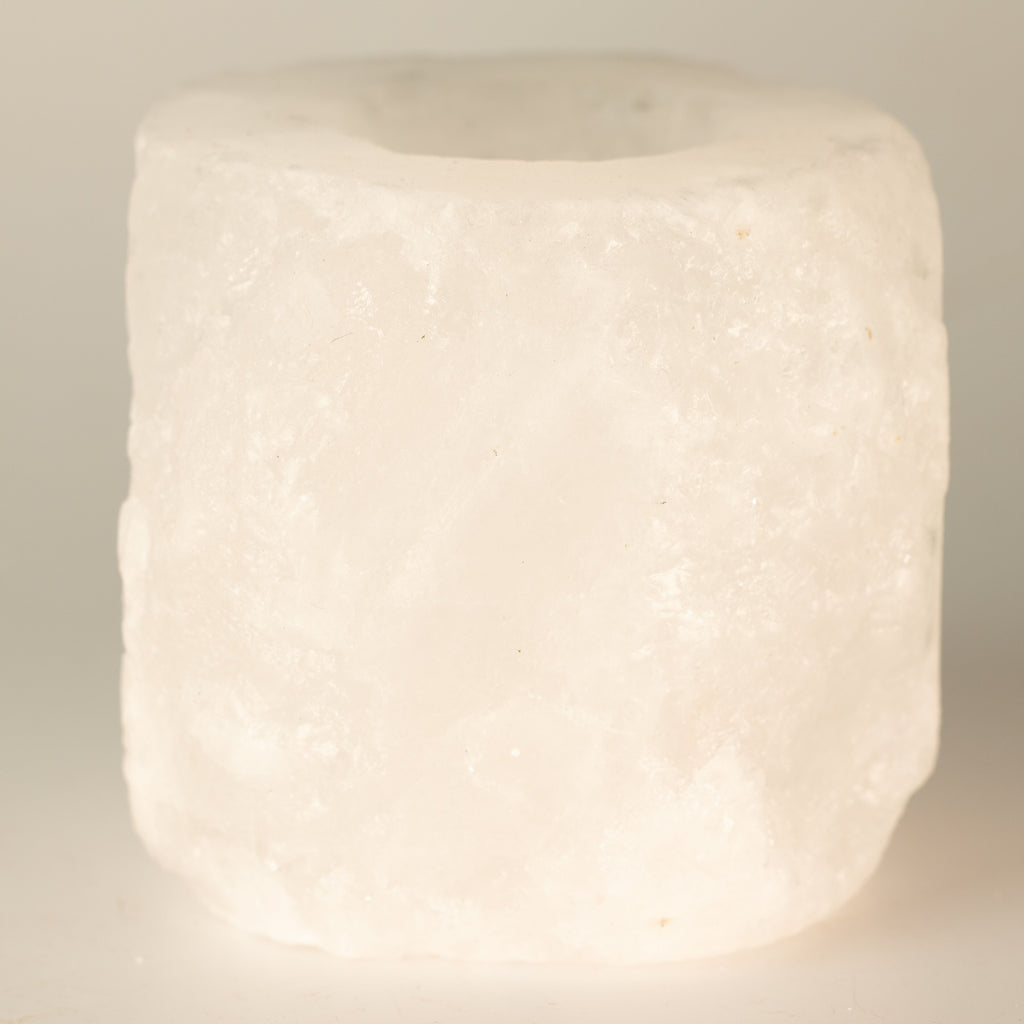 Crystal Rock Himalayan Salt Candle Holder, 600-800 g – view 6
