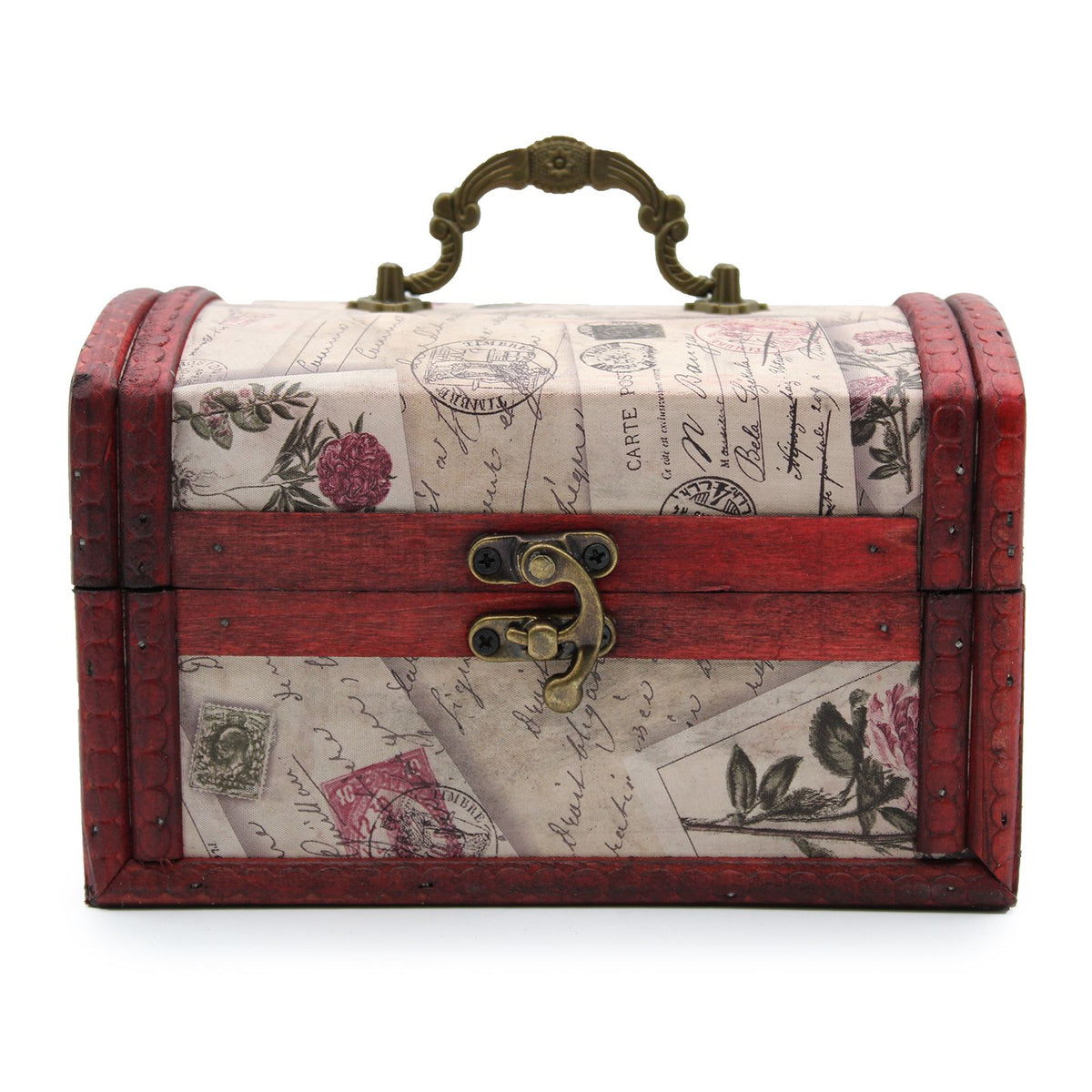 Colonial Box Set of 2, Rose Design, Vintage – view 3