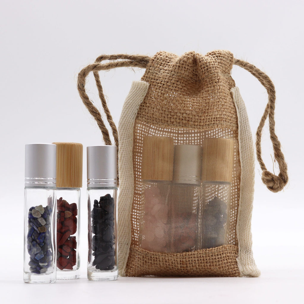 Small Washed Jute Pouch 10x15cm – view 4