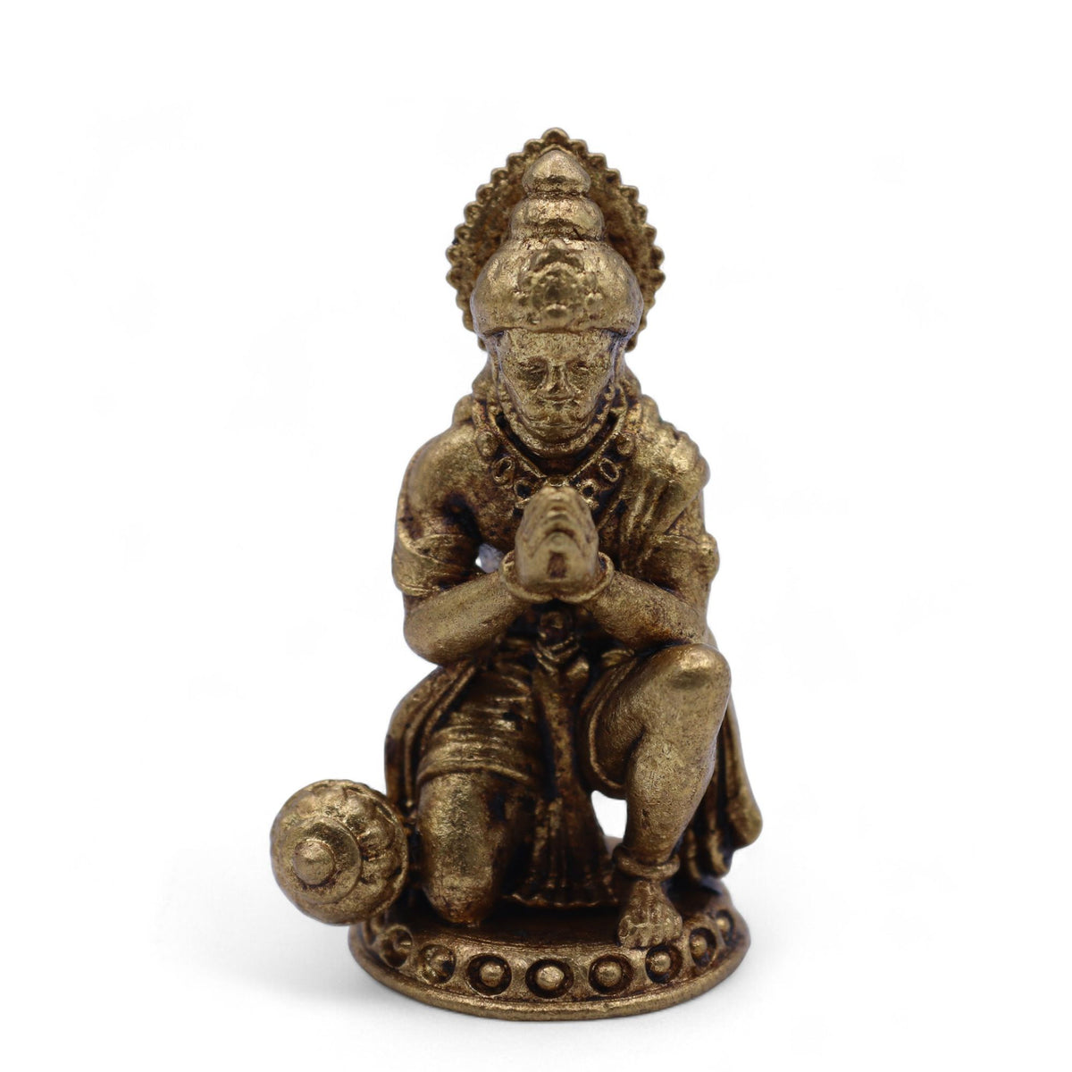Brass Hanuman Miniature Statue - 36mm – view 5