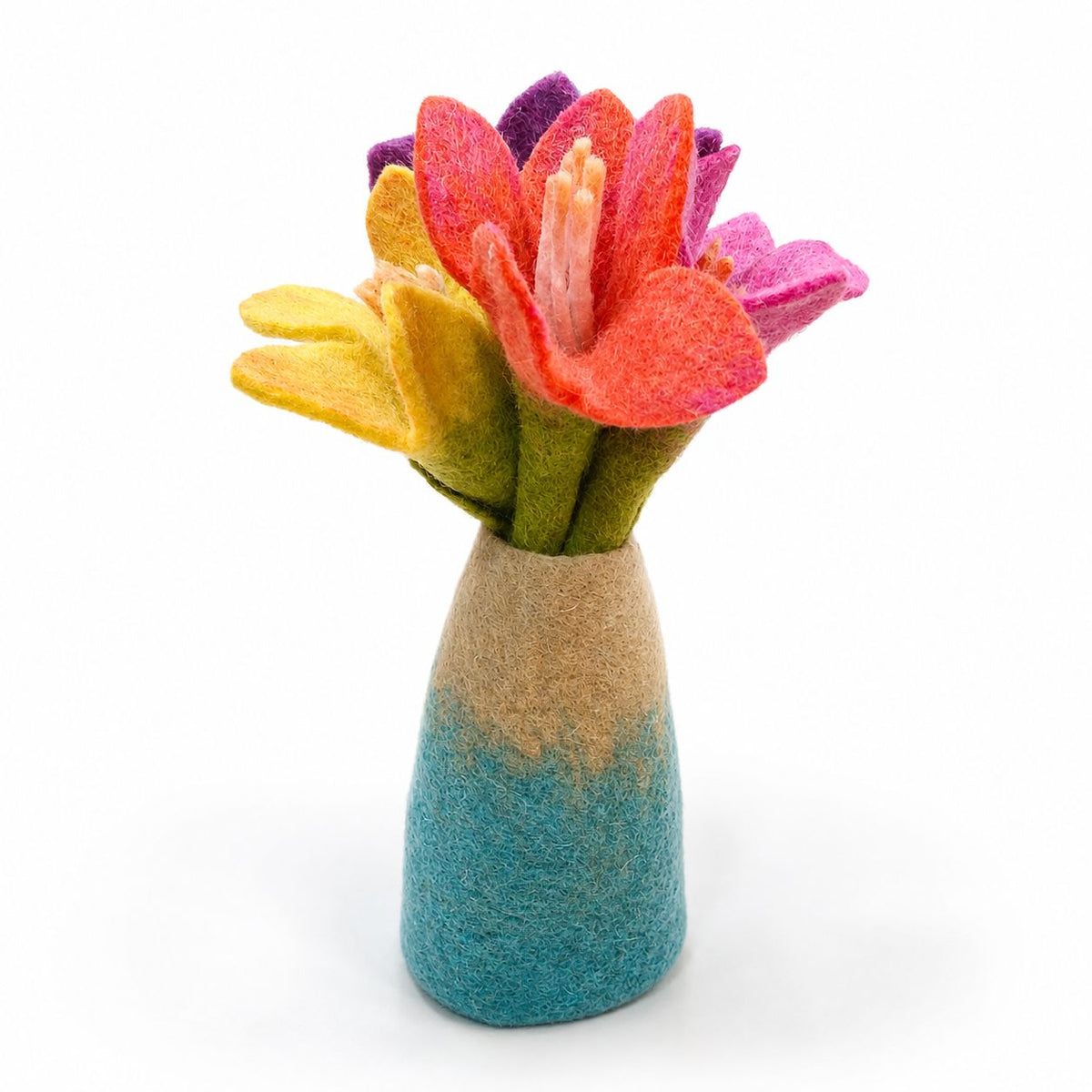 Felt Lily Flowers, Set of 10 Assorted Colours – view 7