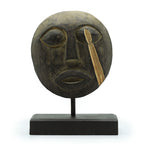Timor Tribal Wood Mask, Antique Finish, 27x20cm