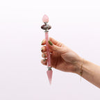 Rose Quartz Shiva Lingam Magic Wand - Love – view 2