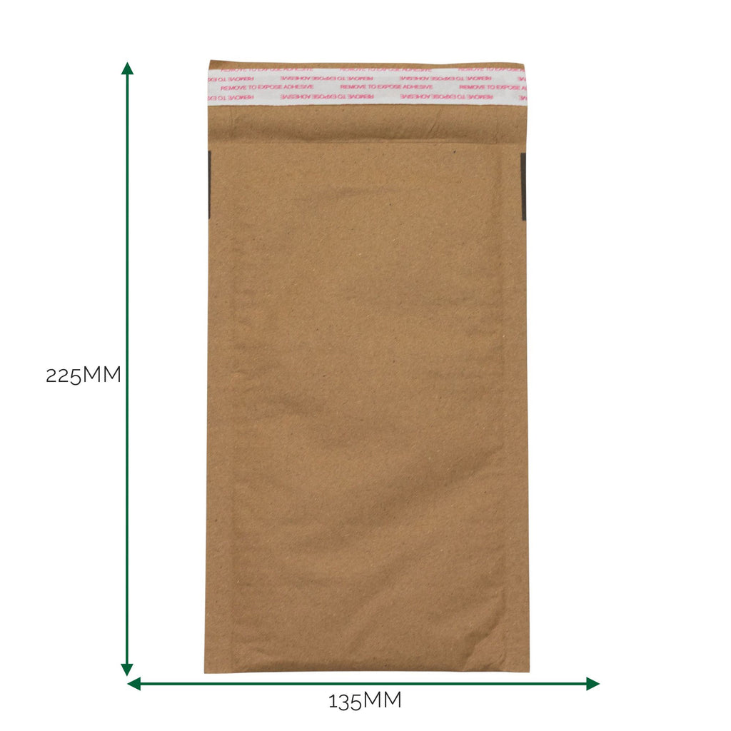 Kraft Honeycomb Mailing Envelope 135x225+40mm