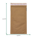 Kraft Honeycomb Mailing Envelope 135x225+40mm